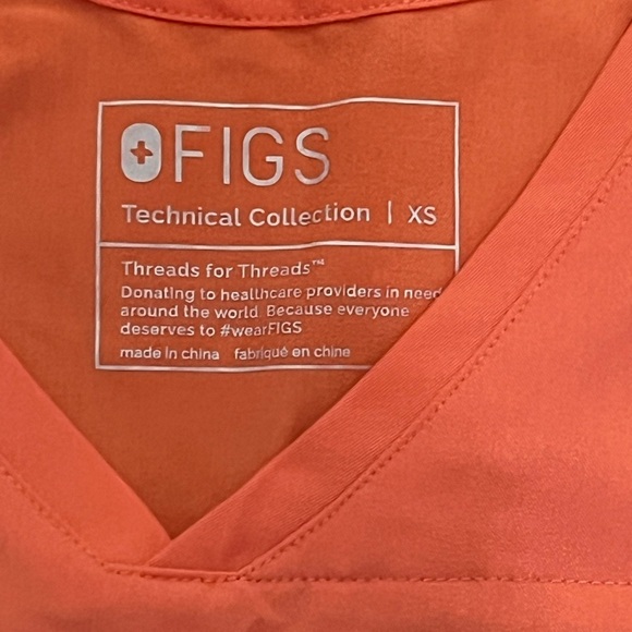 Figs pink  Fitted Short Sleeve Tee - Picture 2 of 6